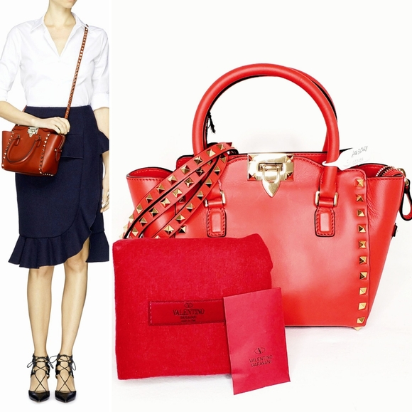 valentino rockstud mini tote